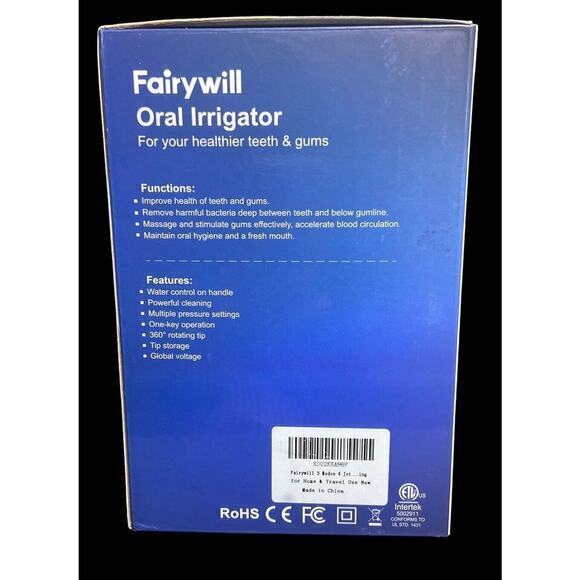 Fairywill Oral Irrigator Water Flosser FC169 For Healthier Teeth & Gums‎ New - Picture 2 of 9